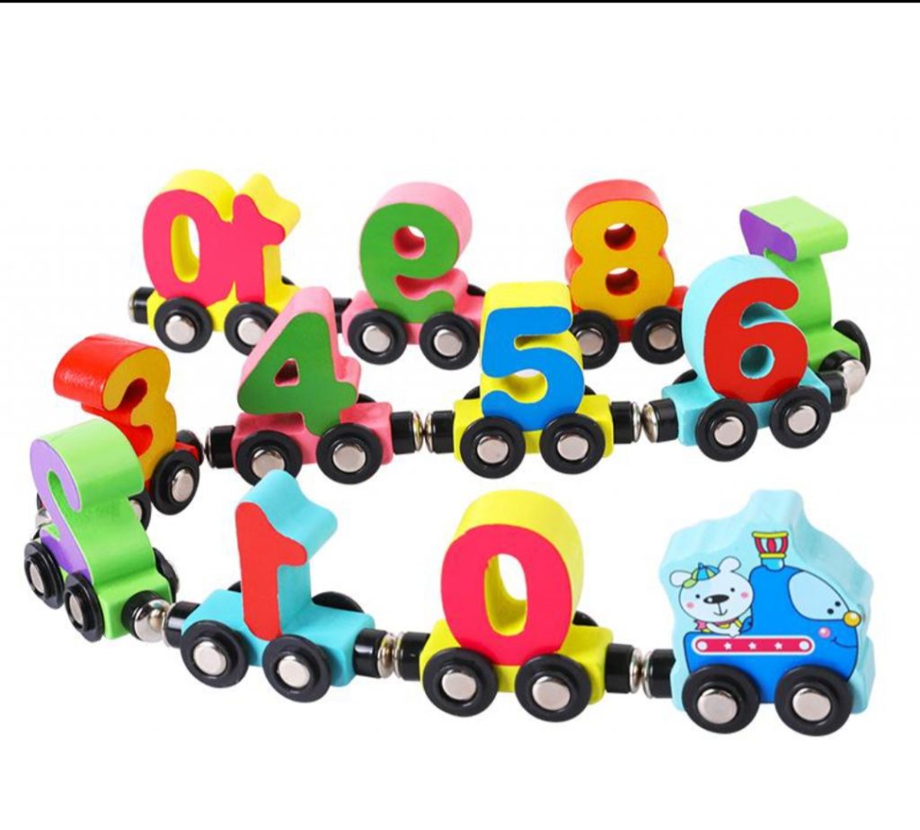 Magnetic Digital Train - Learning Toys Pakistan