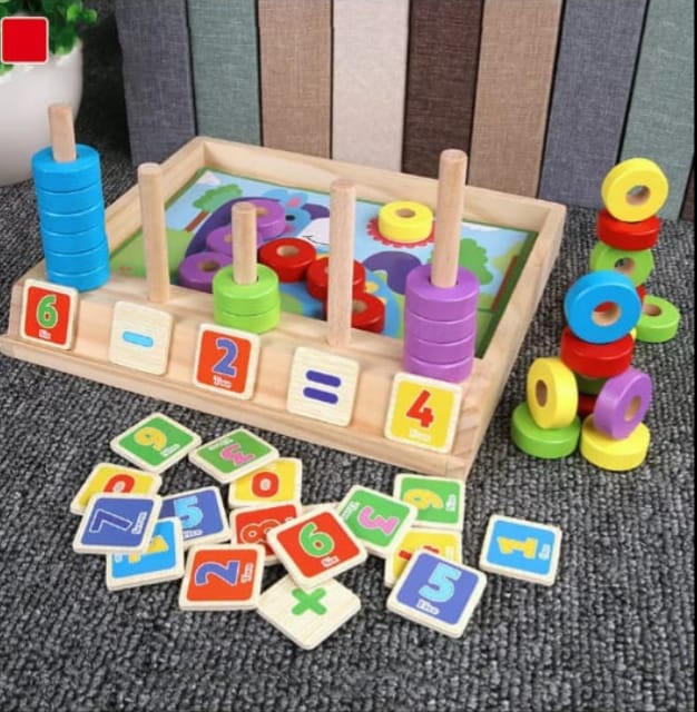Interesting Puzzle and Counting Box - Learning Toys Pakistan