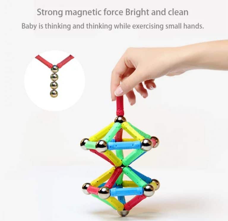 magnetic balls and rods building blocks