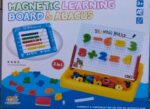 magnetic learning board with abacus