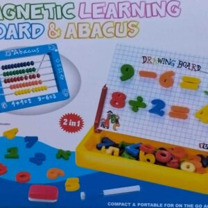 magnetic learning board with abacus