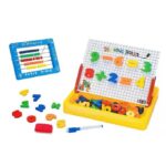 magnetic learning board with abacus