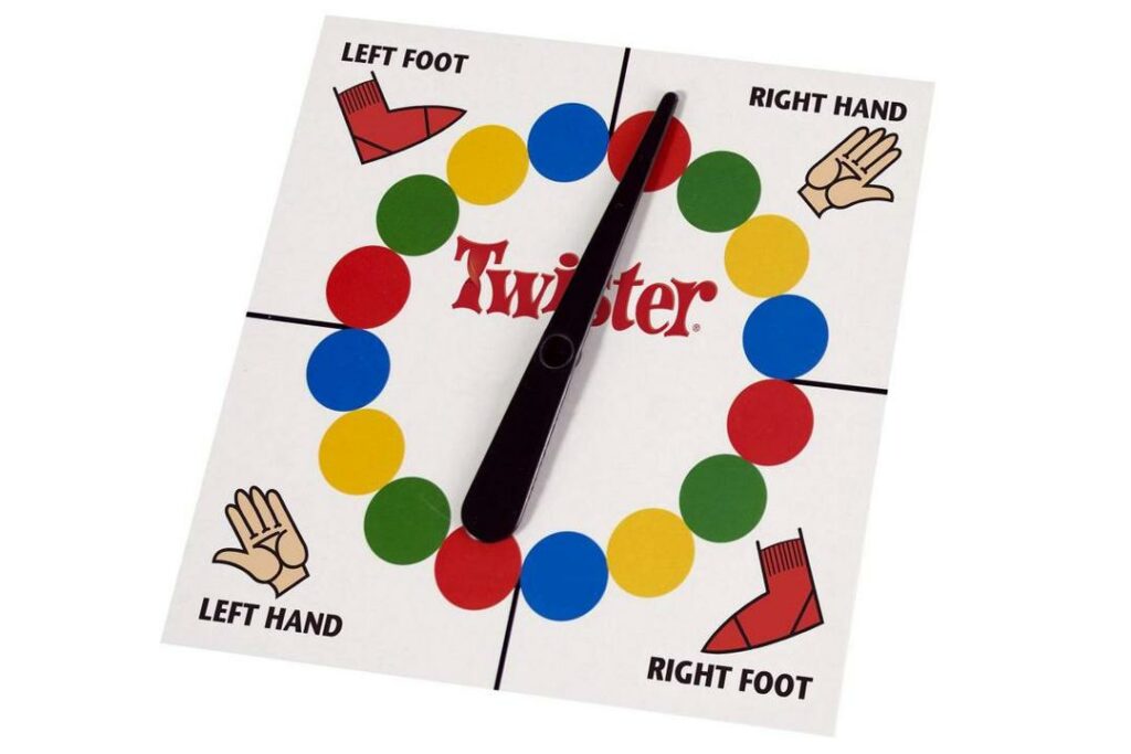 2 in 1 Twister Game and Cool Mat- Plus Finger Twister – Learning Toys ...