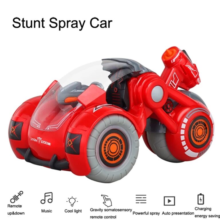 Remote Control Spray Racing Car(Blue Color) Learning Toys Pakistan