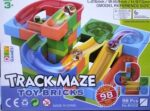 DIY Track Marble Maze Building Blocks Roll The Ball Toy Bricks 98 pcs