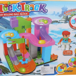 DIY Roll The Ball Track With Blocks