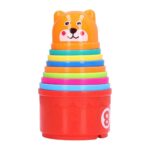 baby infant colorful stacking cups with letters and numbers