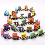 Numbers Wooden Magnetic Train 27 Pieces - Image 2