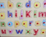 Wooden Small Letters Peg Puzzle - Image 2