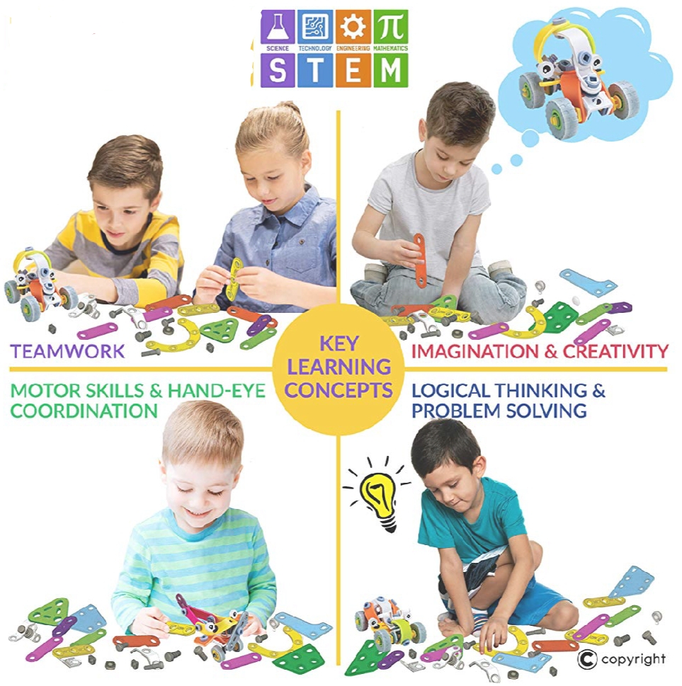 Build And Play Assembling nut combination