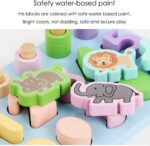 Wooden Sorting Car With Numbers,Shapes And Rings - Image 5