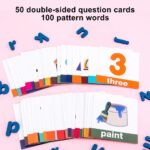 Vocabulary Building Wooden Spelling Game - Image 2