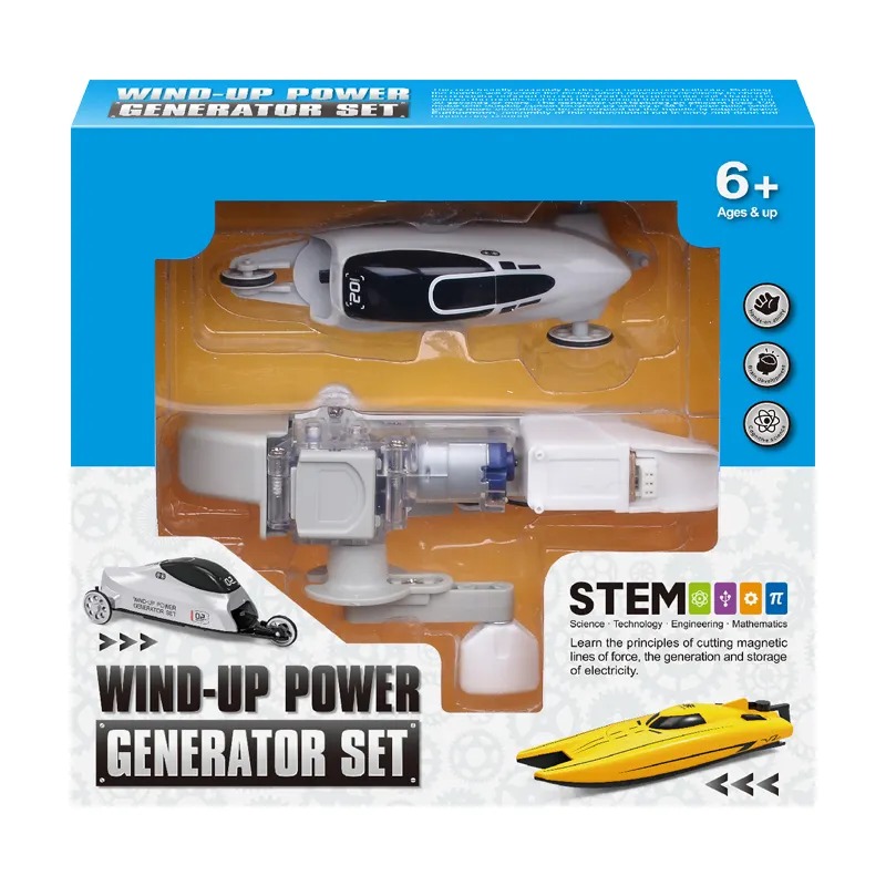 STEM DIY Wind-up Power Generator Set