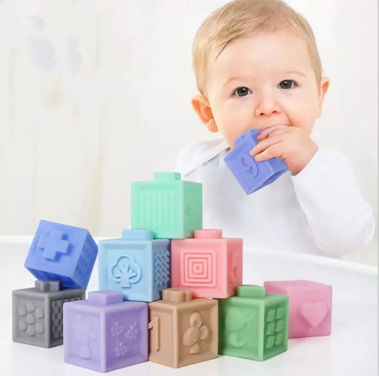 12 Pcs Soft Building Blocks for Baby