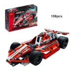 Lego Blocks Red Racing Car Bricks 158 Pieces