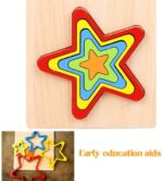 Geometric Pentagram 3 D Wood Puzzle