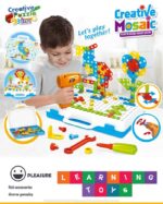 STEM Creative Design Assembling Nut Combination Toys With Drill Play – 249 pieces