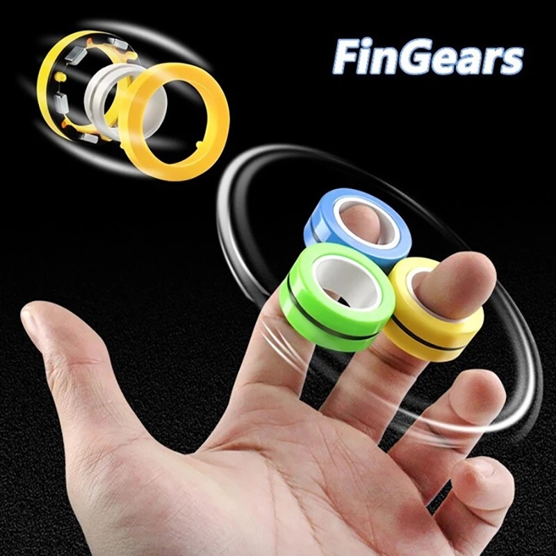 Stress Relief Magnetic 3 Rings With Strong Magnetic Strength