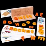 Wooden Tray Spelling Learning Kit - Image 3