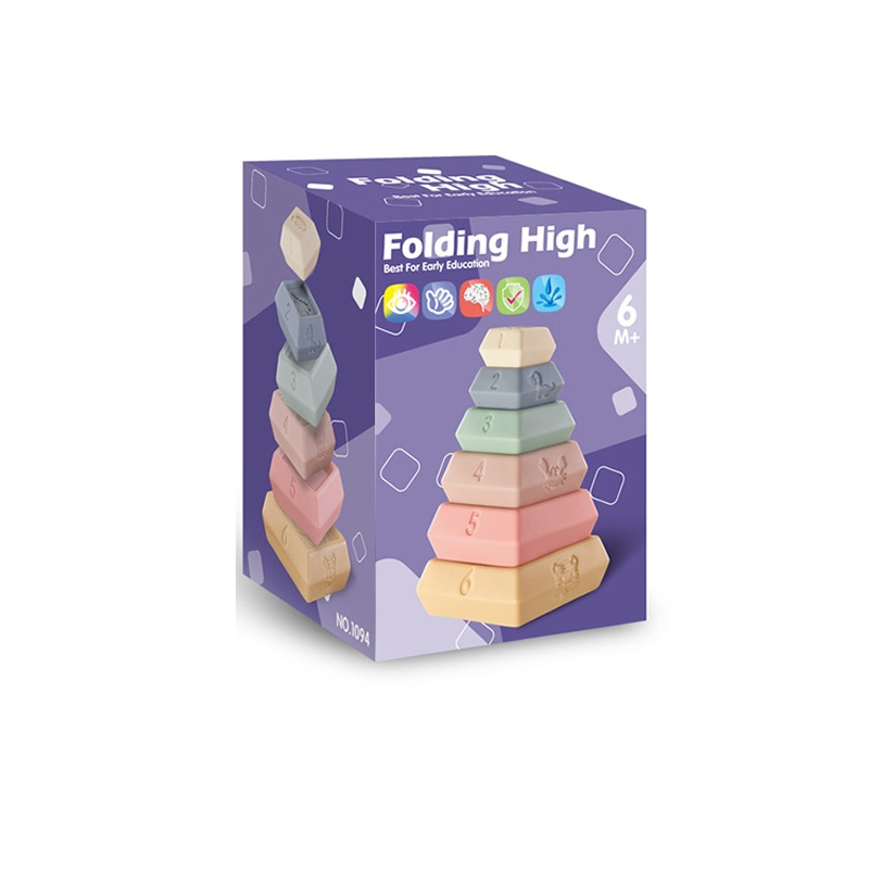 Baby Soft Stacking Number Ring Tower