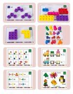 Mathematics Logical Cube Blocks – 148 pieces - Image 2