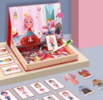 Magnetic Dress-up Jigsaw Puzzle With White Board