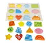 Colorful Geometrical Shapes 3D wooden Board