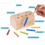 WOODEN MAGNETIC CATCH WORM GAME - Image 4