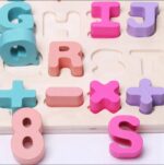 Wooden Six In One Learning Board(105 Pieces) - Image 5