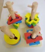 Wooden Four Sets Column