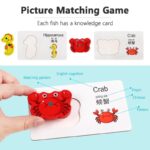 Wooden Magnetic Fishing And Matching Game - Image 2