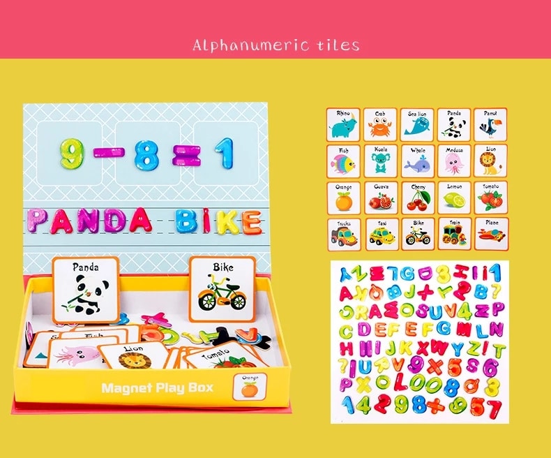 Magnet Play Box Alphanumeric