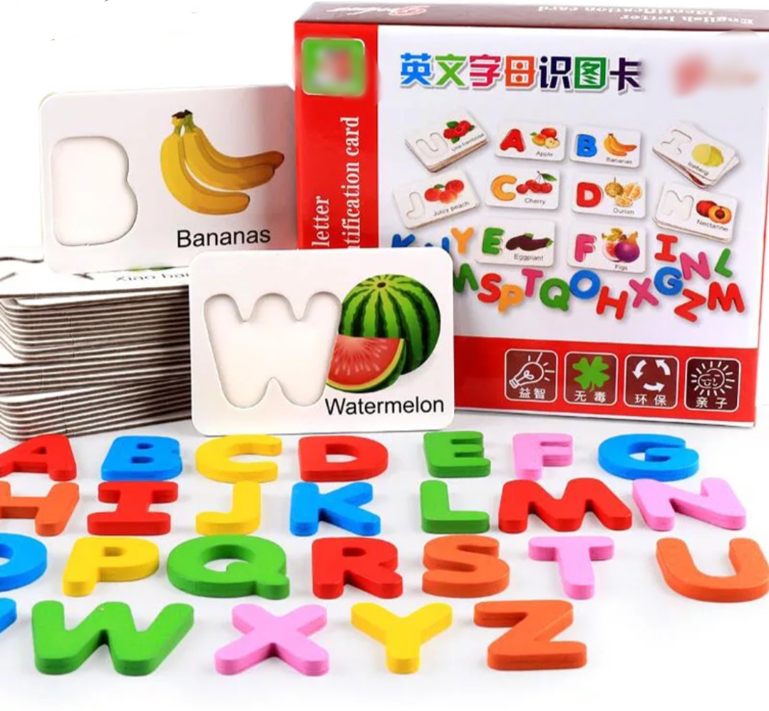 Alphabet And Letter Identification Matching Cards