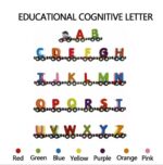 Alphabets Wooden Strong Strength Magnetic Train 27 Pieces - Image 7