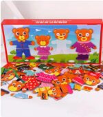 Family Magnetic Collage 72 Pieces