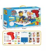 3 in 1 Creative Nut Combination Puzzle & Drill Assembling Construction – Paw Patrol