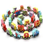 Numbers Wooden Magnetic Train 27 Pieces - Image 3