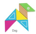 3D Wooden Magnetic Tangram Puzzle (Dog) - Image 2