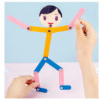 Wooden Man Pattern Puzzle - Image 2