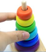 Rainbow Stacking Tower - Image 4