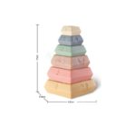 Baby Soft Stacking Number Ring Tower - Image 2
