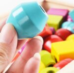 Wooden Lacing Beads For Fine Motor Skills - Image 3