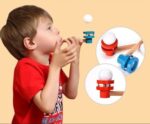 Wooden Floating Blow Ball Game