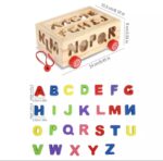 Letter sorting wooden car - Image 2
