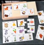 Animal Flash Cards Matching Game