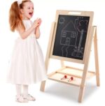 WHITE AND BLACK BOARD WITH STAND - Image 2