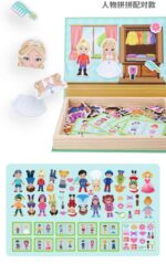 Magnetic Art Case Character Pairing Puzzle With 10 Cards - Image 2