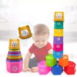 Stacking Cups Numbers & Letter – Hexagon 10 pieces - Image 3