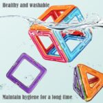 Colorful Magnetic Tiles Construction Set 26 Pieces - Image 2