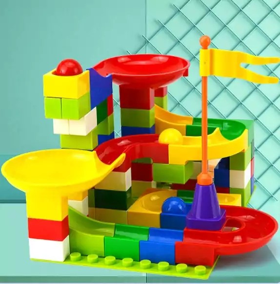 Slideway Building Blocks 150+ Pieces